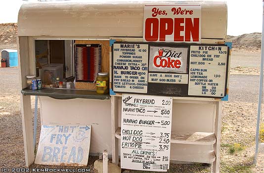 Navajo Fry Bread Stand