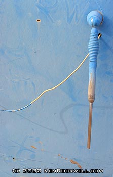 blue antenna