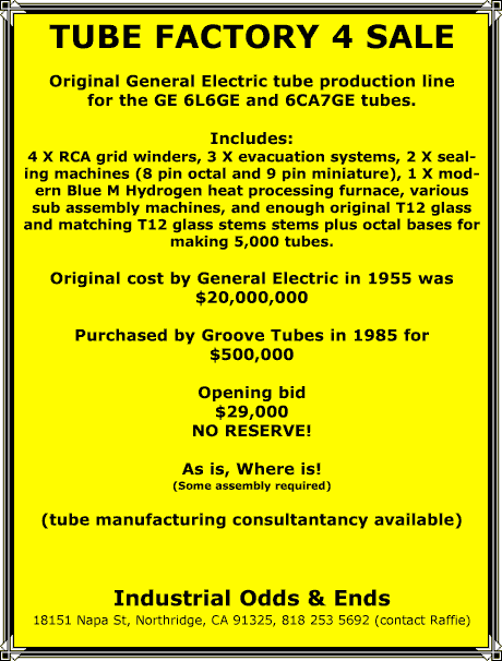 Tube Factory for sale