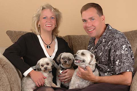 Ken, Kim, Megan, Molly and Buster Rockwell