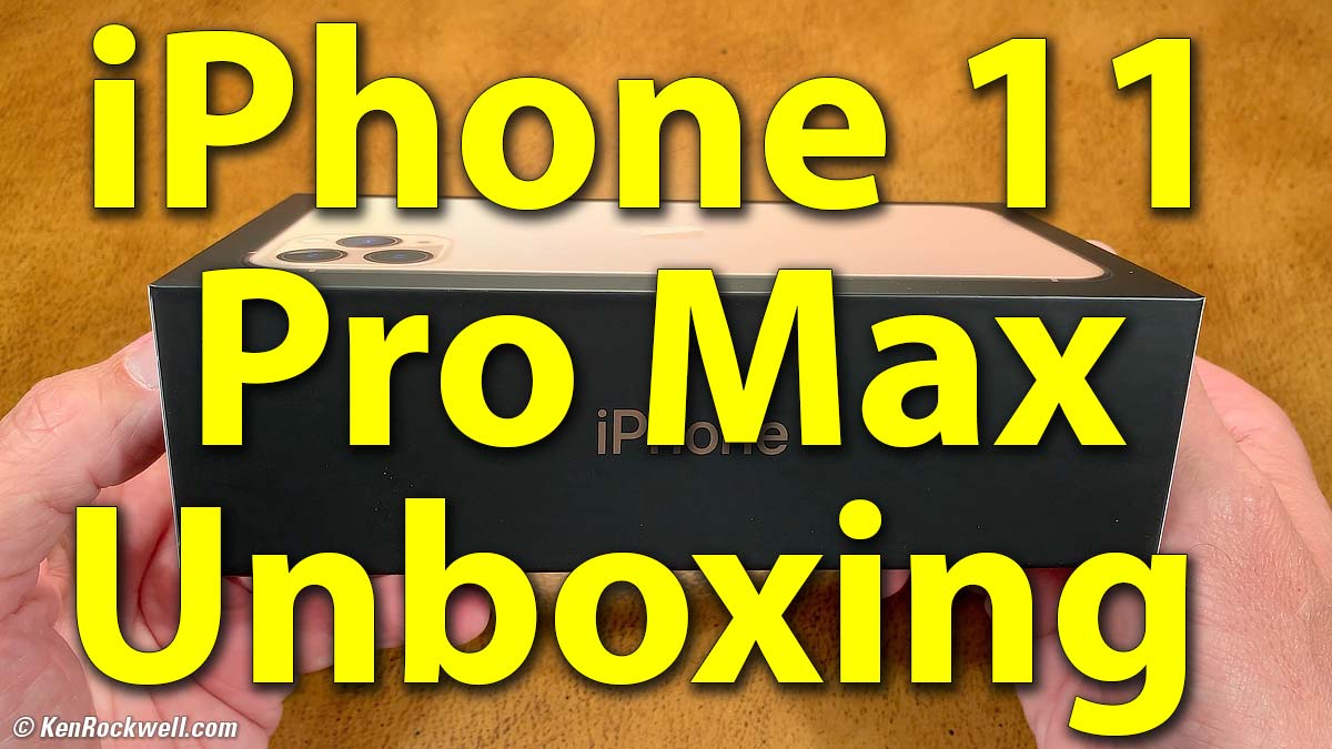 Apple iPhone 11 Pro Max Unboxing