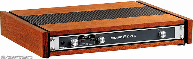 Crown D-75 Review