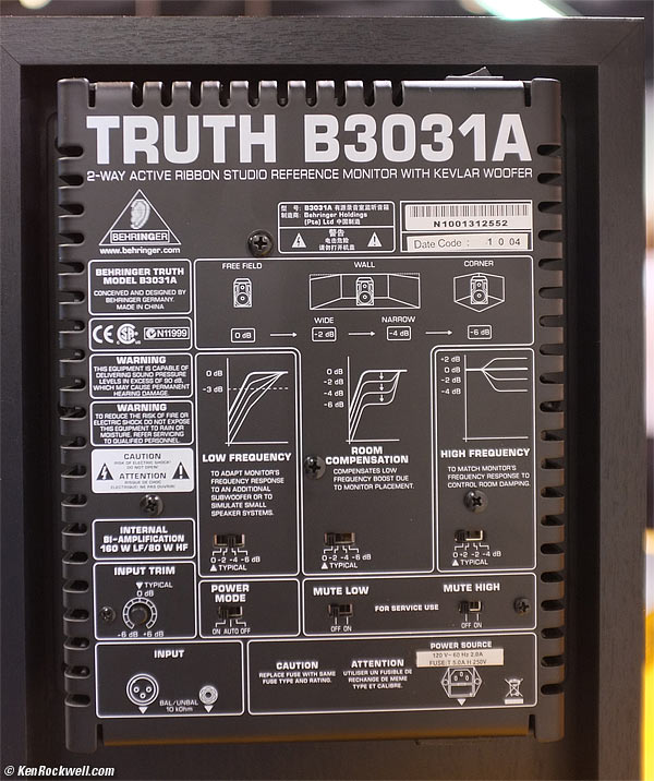 Behringer Truth B3031A
