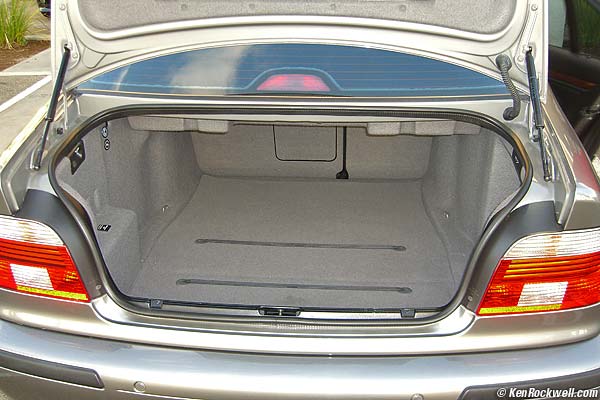 BMW 540 trunk