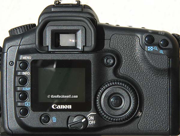 Canon 20D rear