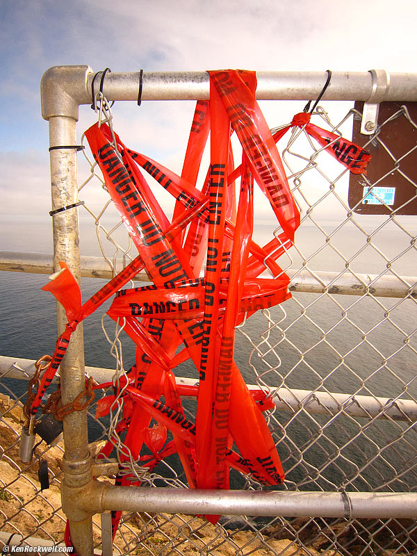 Red Tape, Point Reyes Light, California. 