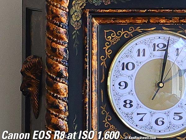 Canon EOS R8 High ISO Sample Image File