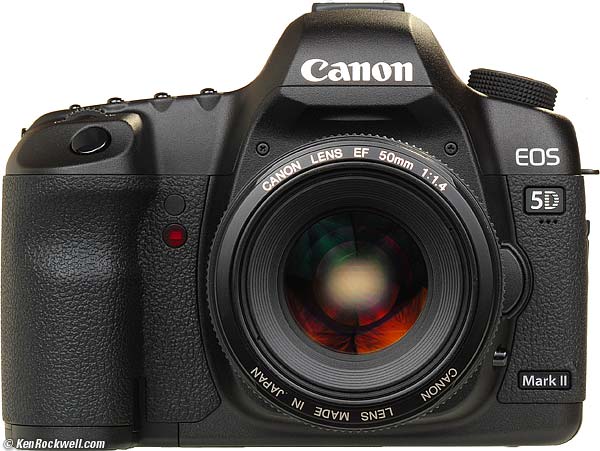 Canon EOS 5D MarkII monté du EF50mm f1.4