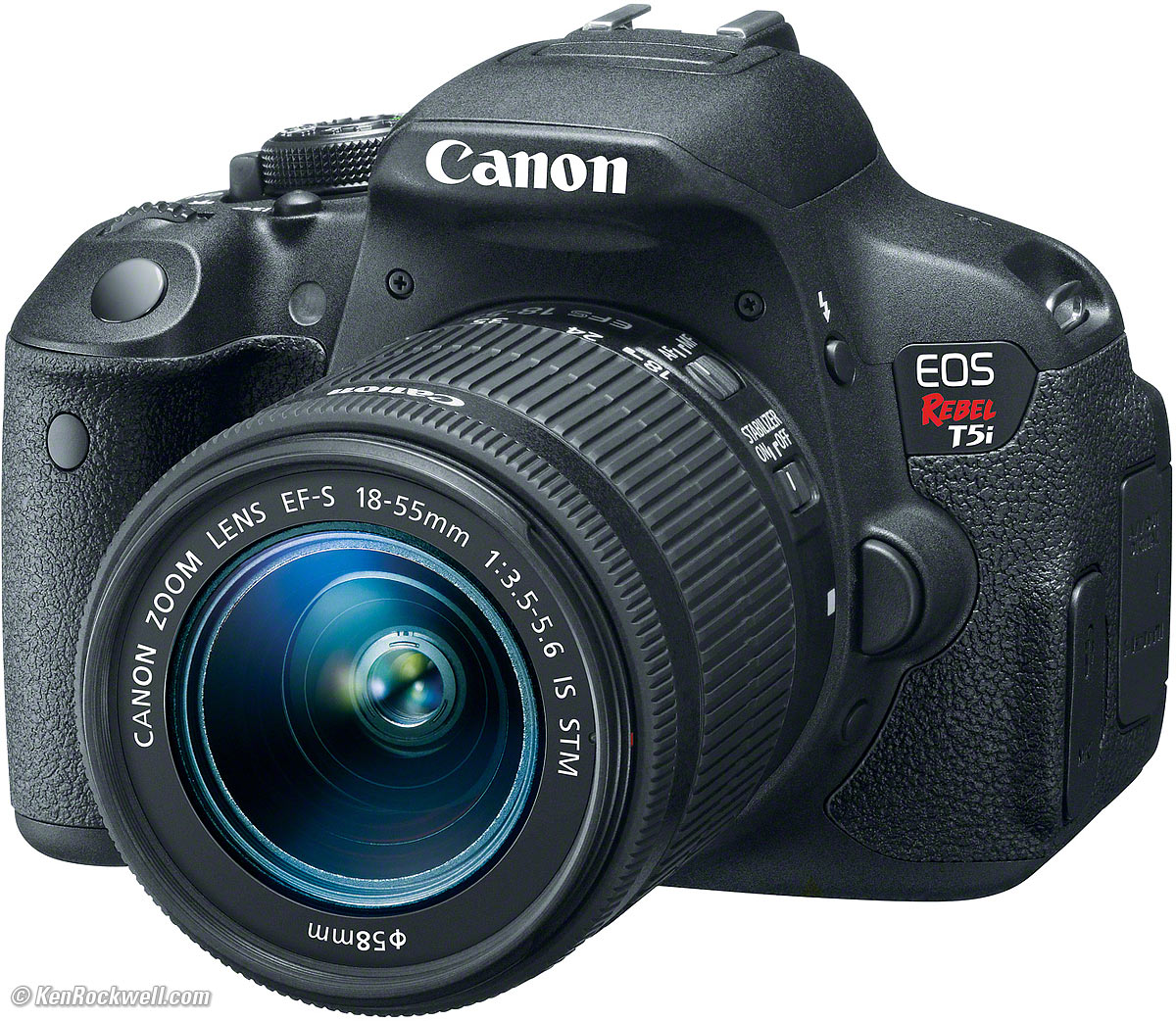 canon rebel t5i 1 6x sensor 20 5 oz 580 g $ 749 and canon ef s 18 55mm ...