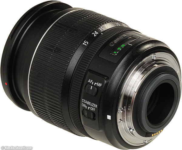 Canon 15-85mm f/3.5-5.6