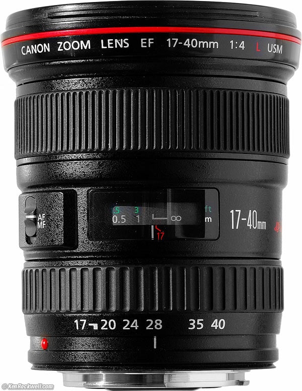 Canon E21CN1740LUSM Canon EF 17-40mm F/4 L USM Lens for 
