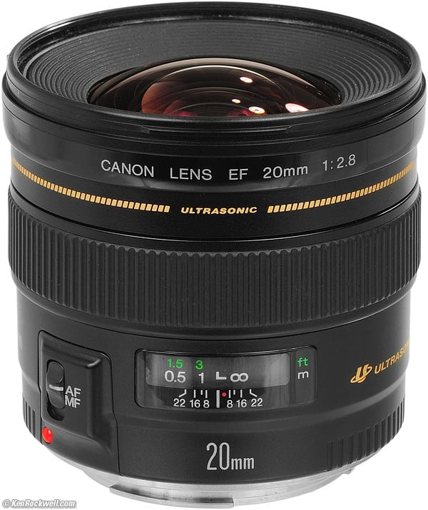 Canon 20mm f/2.8 USM Review