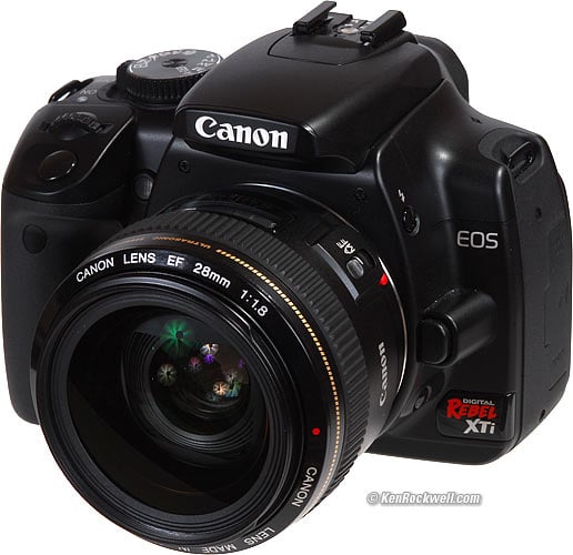 Canon Rebel XTi and 28mm f/1.8