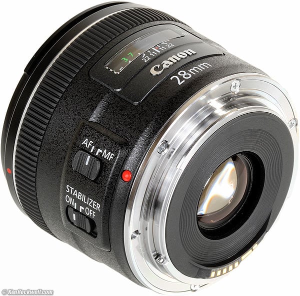 Canon 28mm f/2.8 IS