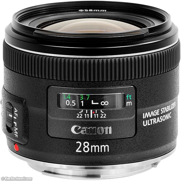 Canon 28mm IS Review