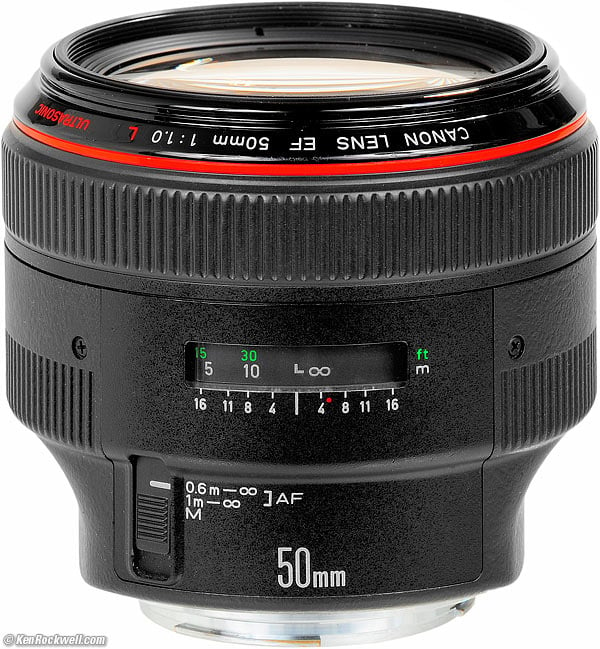 Canon 50mm f/1.0 Review