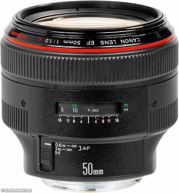 Canon 50mm f/1.0 review