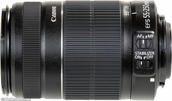Canon EF-S 55-250 IS.
