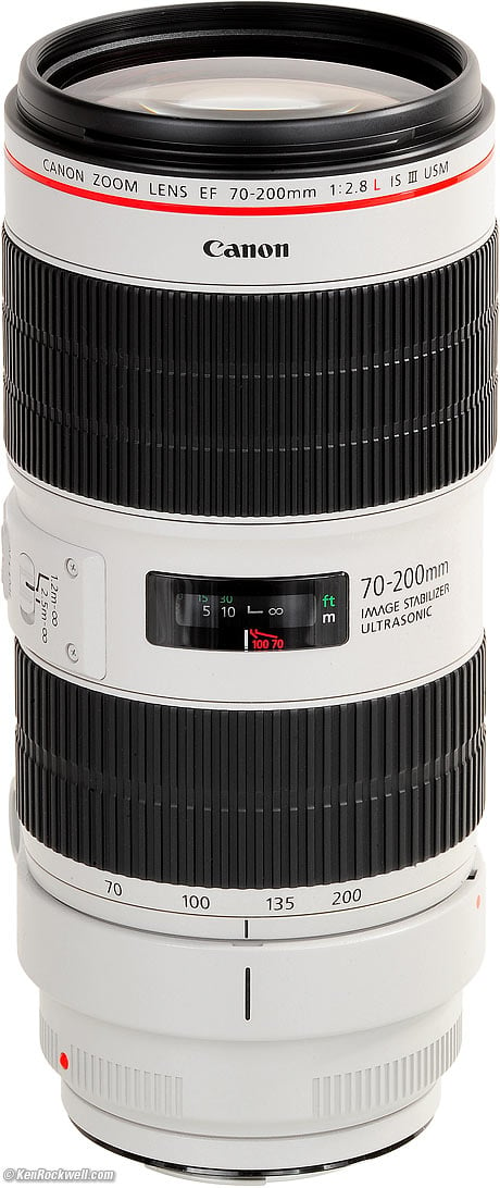 Canon 70-200mm f/2.8L IS III