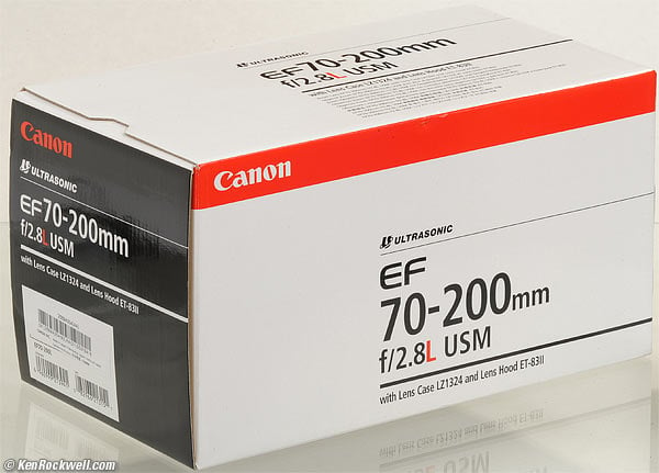 Canon 70-200mm f/2.8 L  