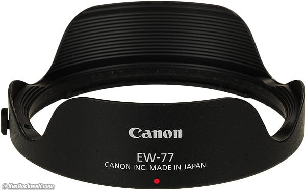 Canon EW-77 hood