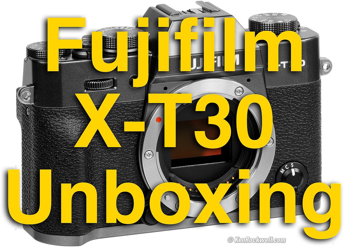 Fuji X-T30 Unboxing