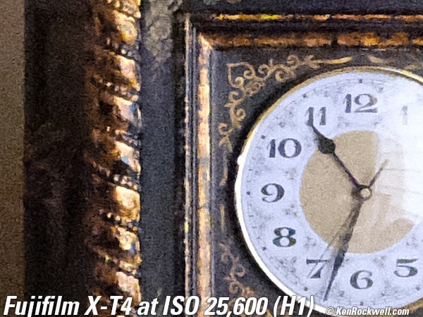 Fujifilm X-T4 High ISO Performance Sample Image File