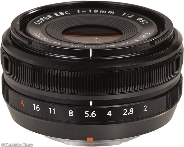 Fuji 18mm f/2 X-mount