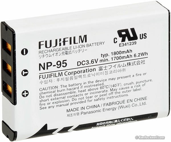 Fuji NP-95 battery, 2014