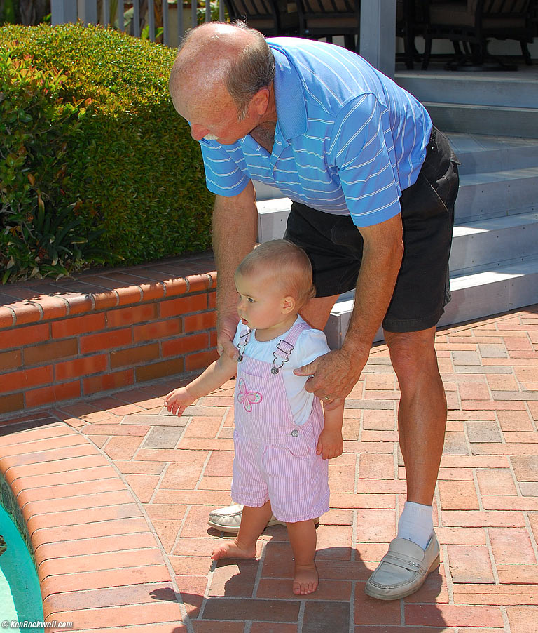 Pops and the pool