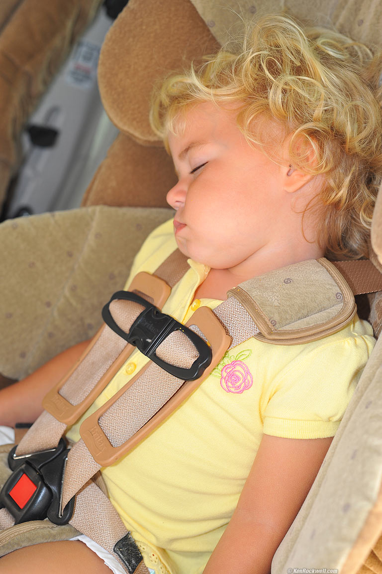 Katie asleep.