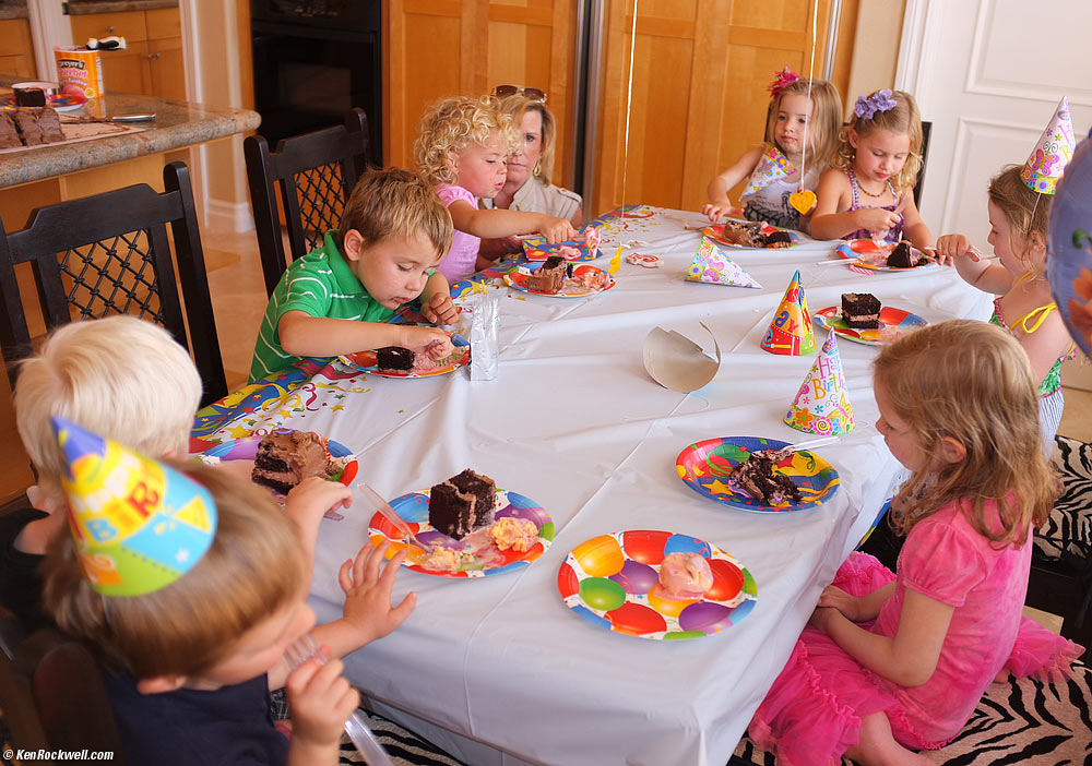 Kids at The Party Table