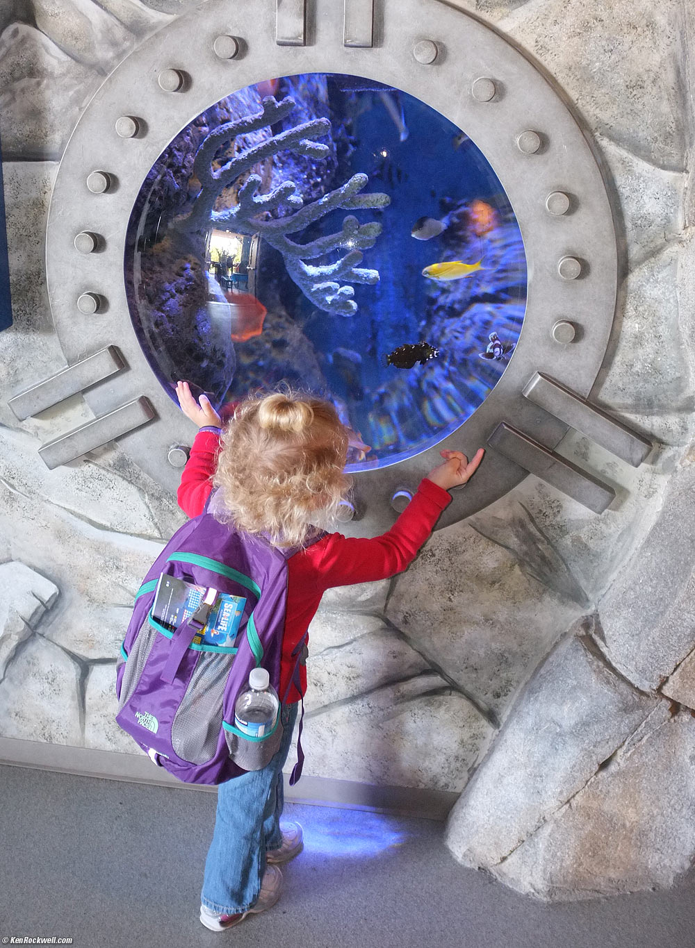 Katie at Sealife