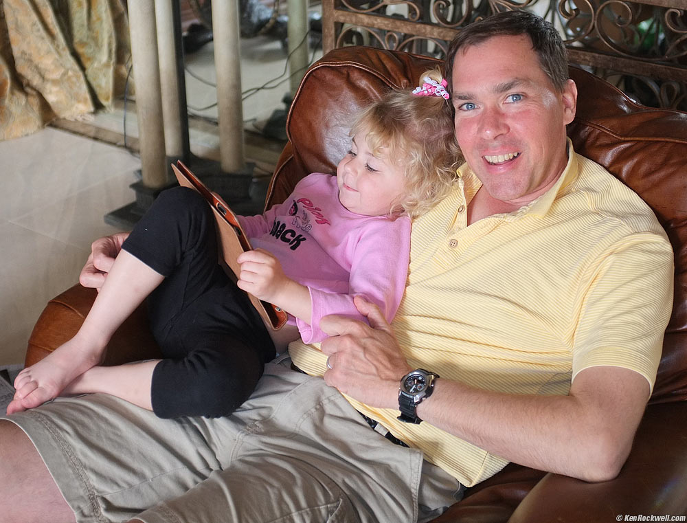 Katie and Dada in the Radio Room, Ranch House