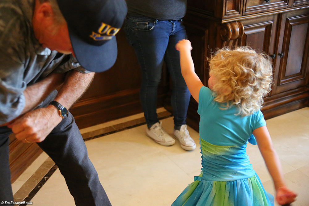 Katie punches Pops