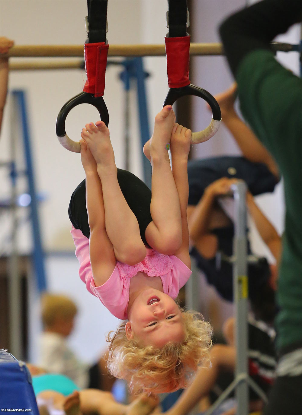 Katie on the rings