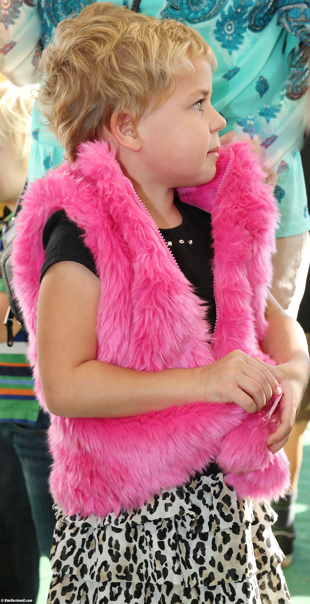 Katie in Pink Fur