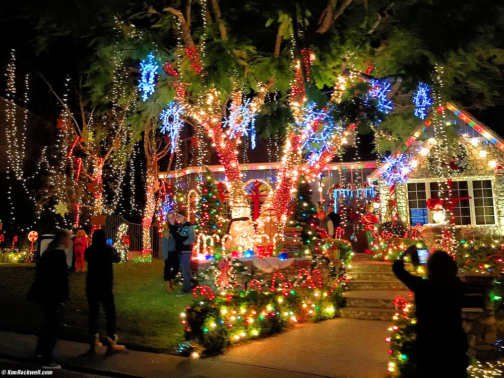 Neighborhood Christmas lights