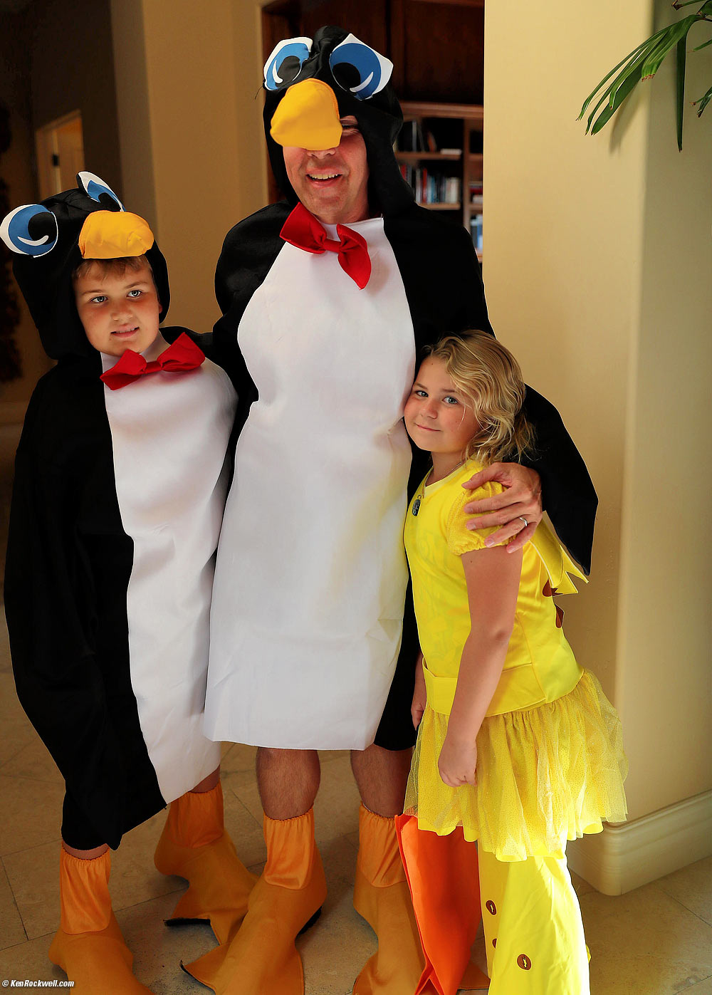 Ryan, Dad and Katie in their Halloween costumes