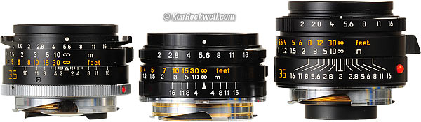 Compared to LEICA