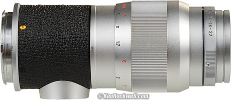 LEICA 135mm f/4 ELMAR (1960--1965).