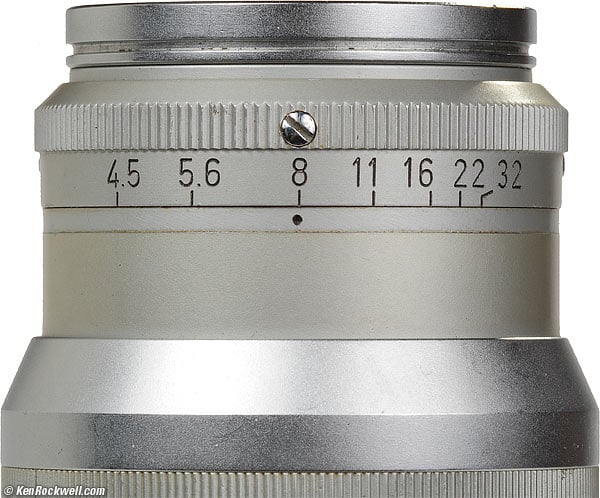 Leica 135 diaphragm ring