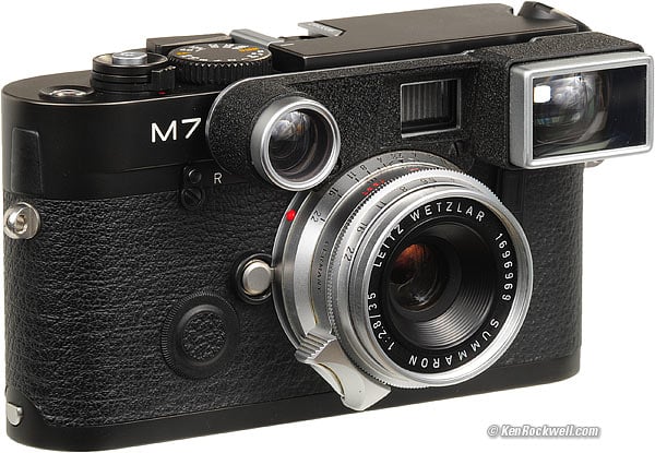 Leica 35mm f/2.8 Summaron on an M7