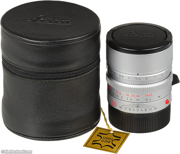 Case and caps, LEICA SUMMILUX-M 50mm f/1.4 ASPH