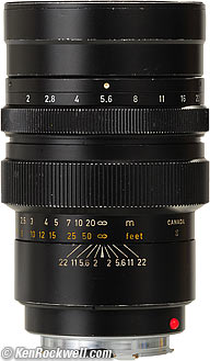 LEICA SUMMICRON 90mm f/2 1973