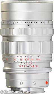 LEICA SUMMICRON 90mm f/2 1960