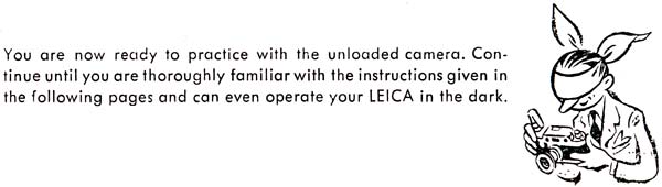 Operate a LEICA in the dark