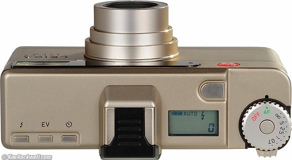 Leica Minilux Zoom top