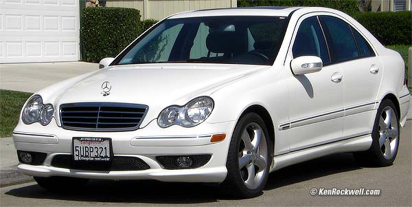 Mercedes c230 white #5