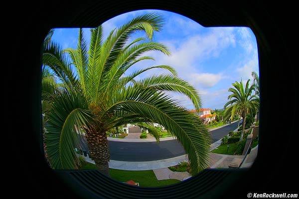 105mm DX fisheye shot on an FX fullframe camera